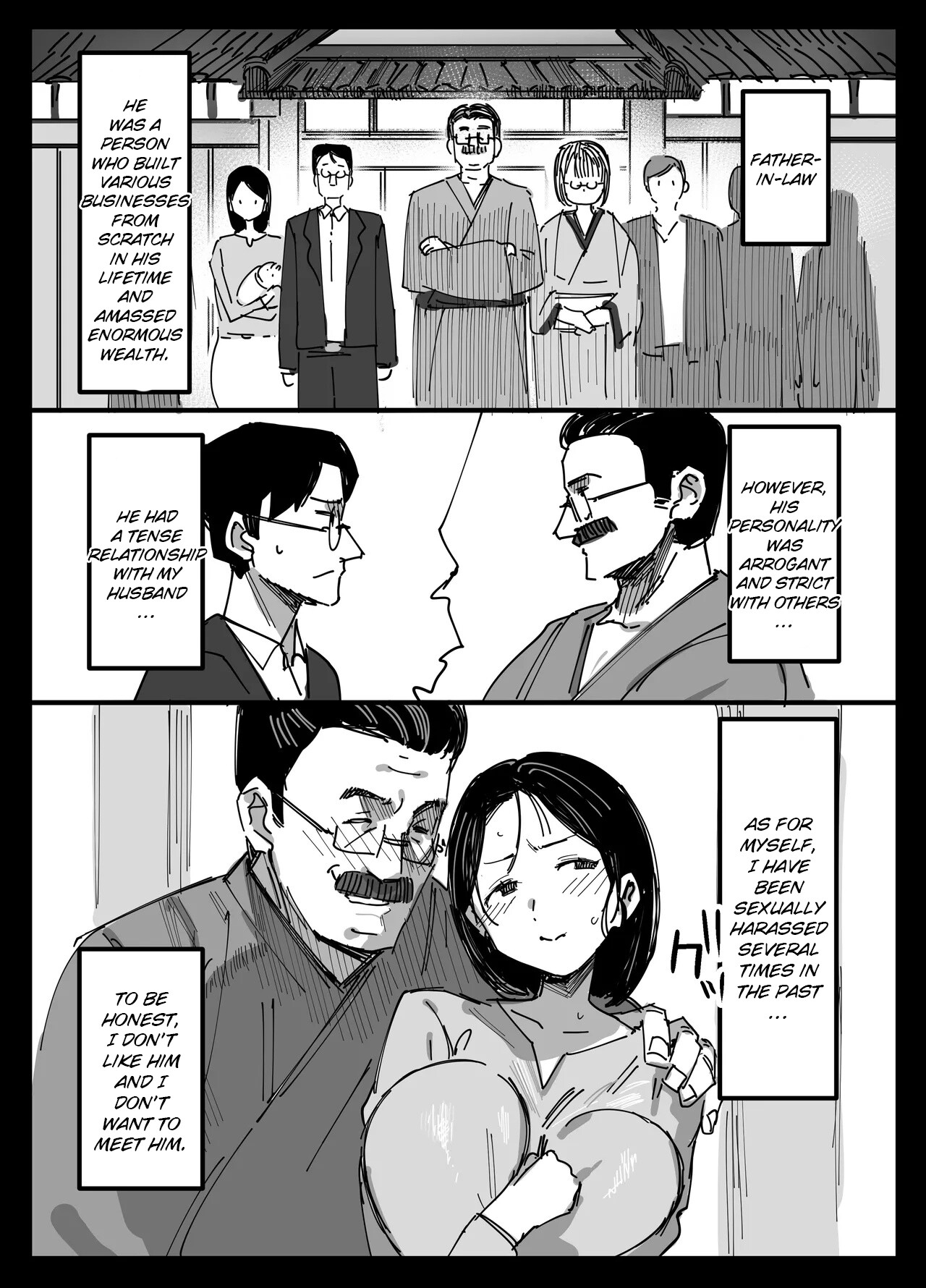 Hentai Manga Comic-My Husband's Debt: A Wife Sells Herself to Her Father-in-Law as Creampie Repayment-Read-4